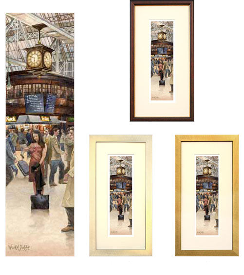 A Timely Arrangement Glasgow Central Station by William Dobbie